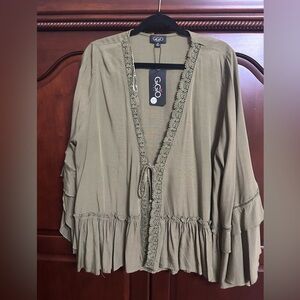 BNWT olive green short jacket